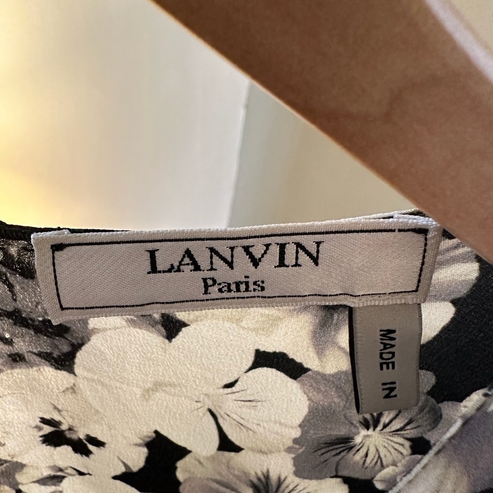 Lanvin Floral Silk Top - Picture 4 of 6